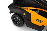 Машинка для катання Caretero (Toyz) Lamborghini Essenza з батьківською ручкою Orange, фото 10