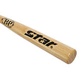 Біта бейсбольна дерев'яна STAR (розмір 81см) WR250, фото 6