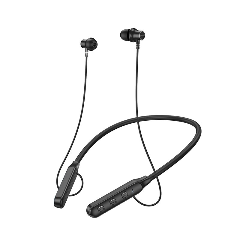 Бездротові навушники HOCO ES74 Refinado neck-mounted BT earphones Black, фото 1