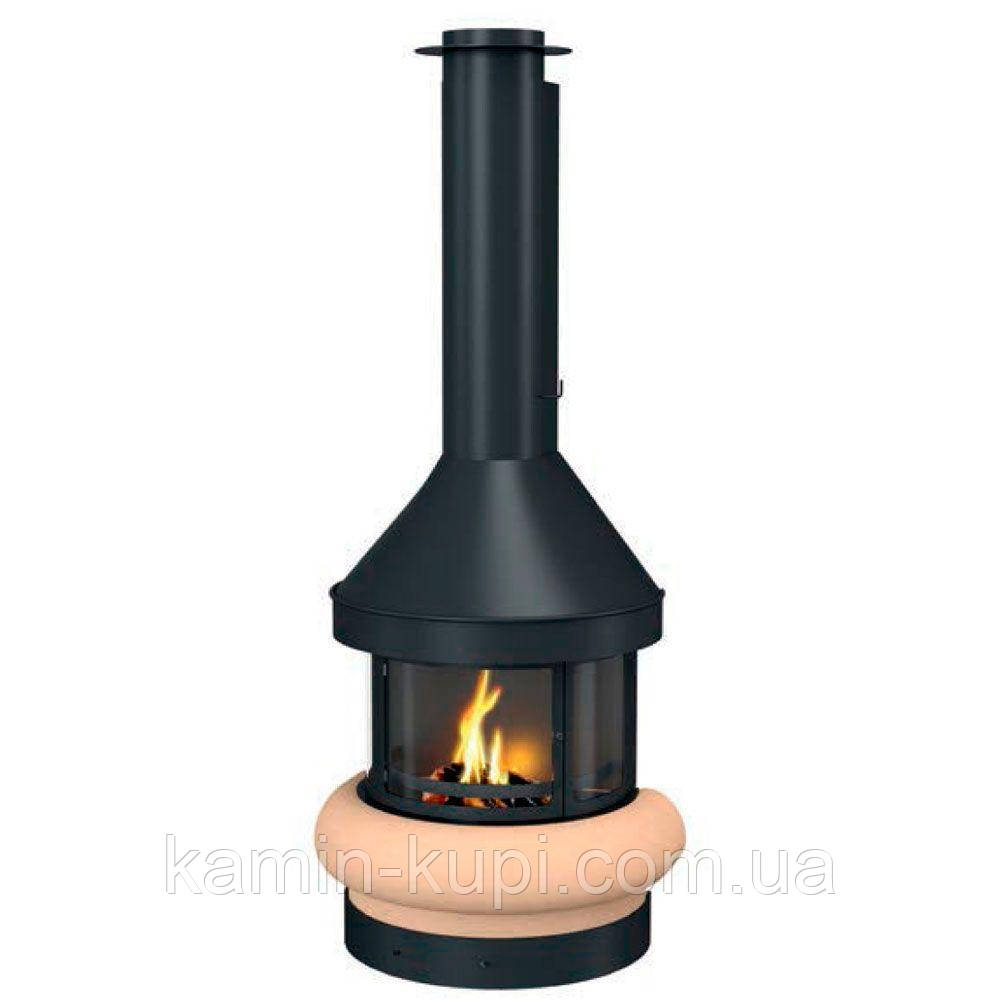 Камін на дровах Traforart Zeus Frontal зі склом, фото 1