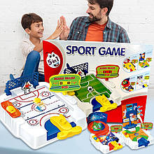 Настільна спортивна гра 5в1 Sport Game G55095/8007 — футбол, баскетбол, боулінг, аерохокей, сквіболл (NI)