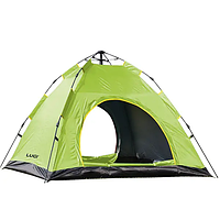 Палатка кемпинговая 2 на 2 метра автоматическая для рыбалки похода туристическая LU-019M Салатовый санлайт