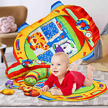 Розвиваючий ігровий килимок для немовлят G38173/611 "Машина" + 5 мяких іграшок (NI)