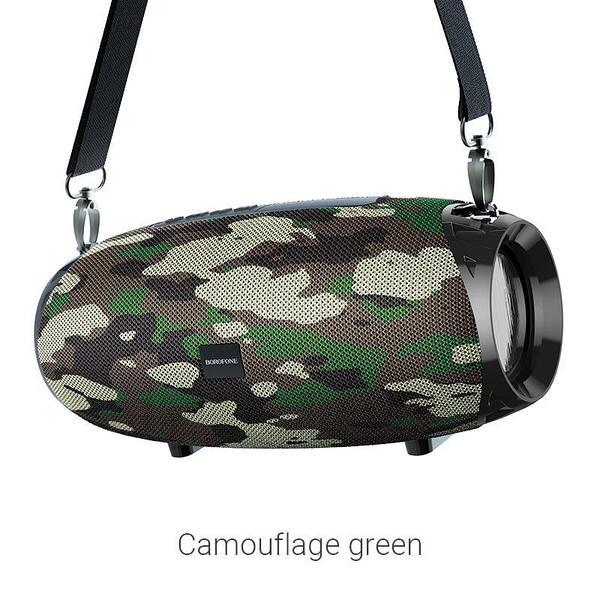 Портативна колонка BOROFONE BR12 Amplio sports wireless speaker Camouflage Green, фото 1