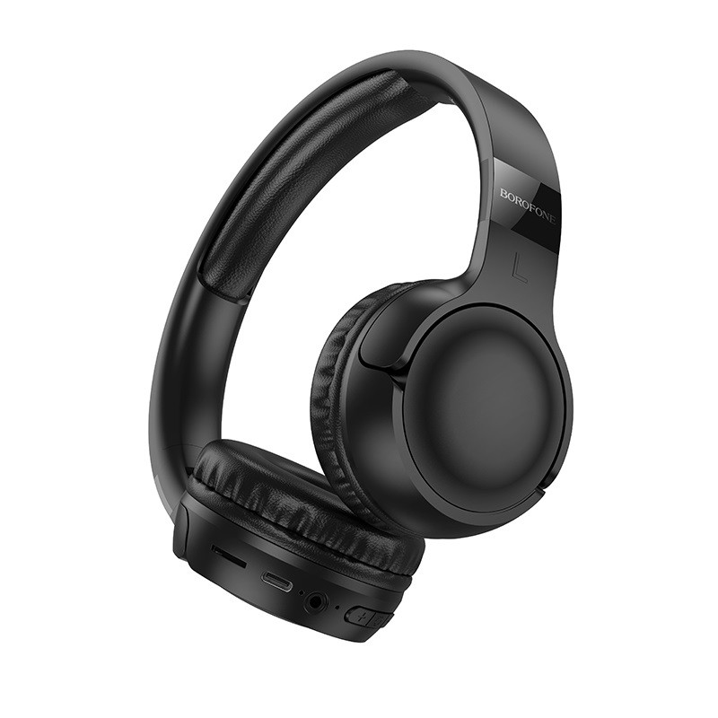 Бездротові навушники BOROFONE BO32 Show BT headphones Black, фото 1