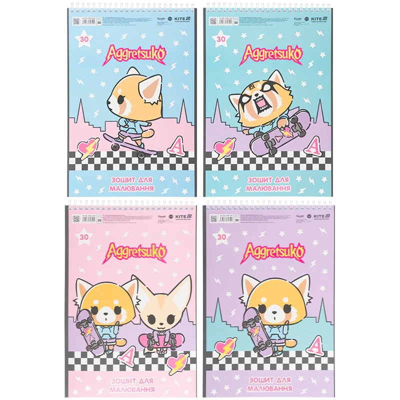 Зошит для малювання Kite Aggretsuko AR25-243, 30 аркушів, фото 1