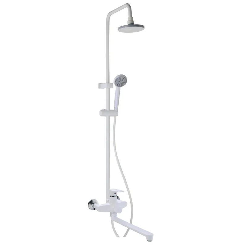 Душова колона зі змішувачем PLAMIX OSCAR-006-J WHITE (PM0701), фото 1