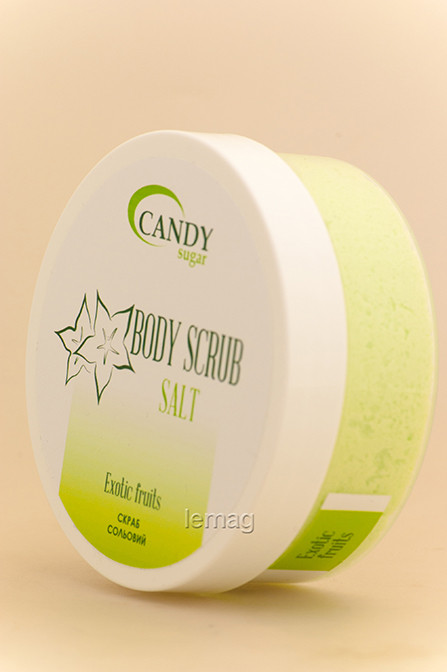 CANDY Скраб для тіла сольовий Екзотичні фрукти, 250 г, фото 1