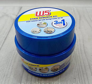 Універсальний гель для видалення побутових забруднень в будинку W5 3в1 з губкою 300г Німеччина
