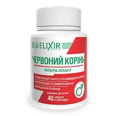 Червоний корінь флора-плант Эликсир  - скнара забутий 40 таб.