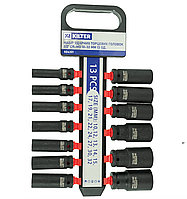 Набір ударних торцевих головок 1/2" (10-32 мм) CR-MO на холдері 13 од. KILTER K04301