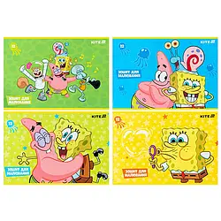 Зошит для малювання Kite SpongeBob SquarePants SB25-241, 12 аркушів