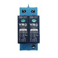 Пристрій захисту від імпульсних перенапруг (ПЗІП) (SPD) YRO YRSP-D2 1000VDC/2P