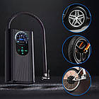 Компресор автомобільний 25 л/хв + 3 насадки, 100Вт, CQB001 / Автокомпресор / Насос автомобільний, фото 6