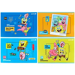 Зошит для малювання Kite SpongeBob SquarePants SB25-242, 24 аркуші