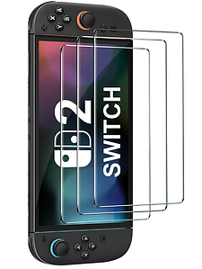 Захисне скло 3 шт CDK для Nintendo Switch 2 | Full Glue (021855) (clear)