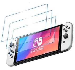 Захисне скло 3 шт CDK для Nintendo Switch OLED | Full Glue (015194) (clear)