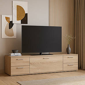 Тумба ТБ з шухлядами та закритою нішею. Шир 164 см.