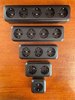 Розетки та вимикачі відкритої установки MAGLEV NEGRO (ЧОРНИЙ МАТОВИЙ) MARSHEL