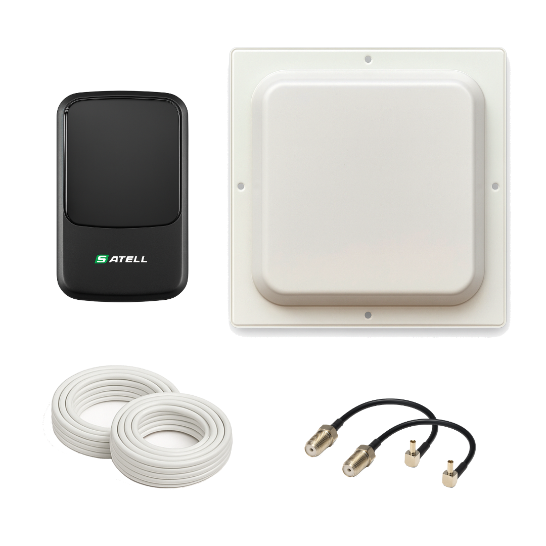 4G LTE комплект для інтернету WIFI роутер Satell F3000 з антеною R-net 2х17 Дб