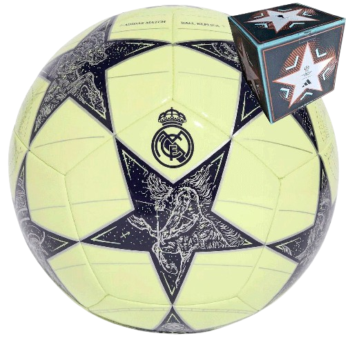 М'яч для футболу Adidas Finale 2026 Real Madrid (розмір 5) · JN7307 + подарунок, фото 1