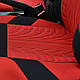 Авточехлы универсальные Красного цвета Чехлы автомобильные сиденья материал полиэстер - фото 5 - id-p2685420315