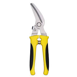 Ножиці для різання металу, вигнуті 200мм, універсальні, нержавіюча сталь smart