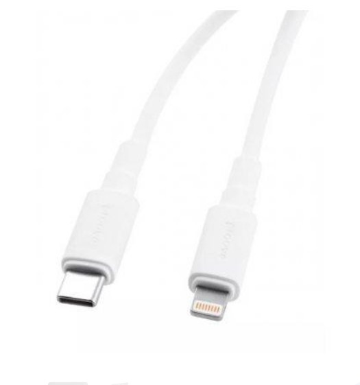 Кабель Proove Small Silicone Type-C to Lightning 20W (1m) White (CCSM20002102), фото 1