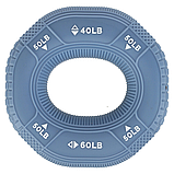 Еспандер кистьовий Кільце з потрійним навантаженням JELLO FI-0649 навантаження 9-36 кг, фото 6