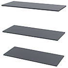 Полиця для одягу Doros Promo Графіт 3шт. 86.7х35х1.6 (DRS-011564)