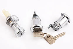 Замок багажника ВАЗ 2105 з циліндрами хром.