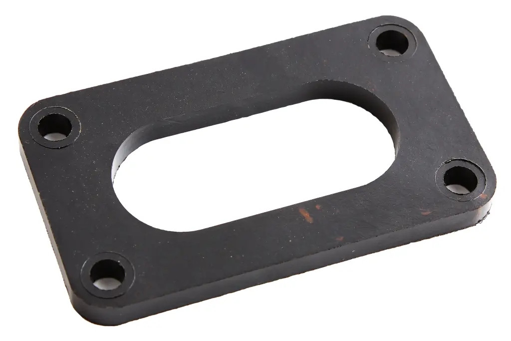 Прокладка під карбюратор ВАЗ 2105 текстоліт. (1 відп. овал), фото 1