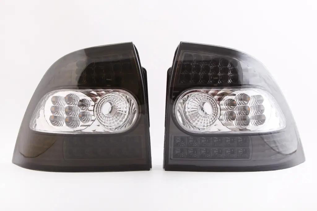 Ліхтар ВАЗ 2170 тюнінг сірий/білий діодний "LED" (2 шт.), фото 1