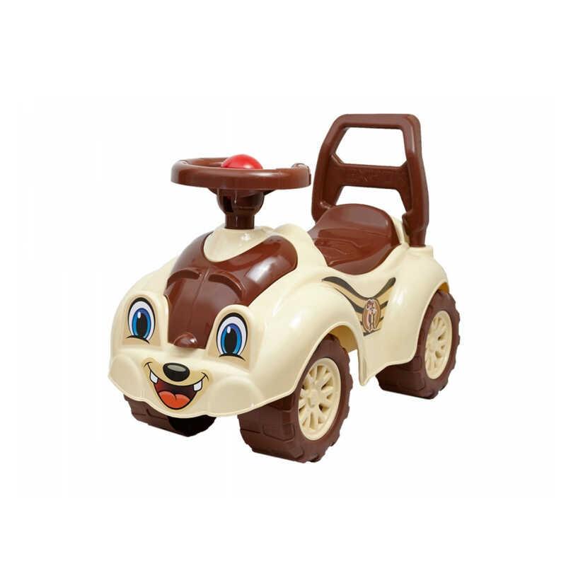 Каталка-толокар Technok Toys Котик 2315 (3) дитяча машинка з багажником, бежевий, фото 1
