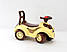 Каталка-толокар Technok Toys Котик 2315 (3) дитяча машинка з багажником, бежевий, фото 3