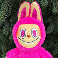 М`яка Іграшка Лабубу Labubu рожева Україна плюш 34*13*8см (00422-81), фото 3