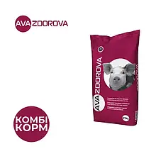 Комбікорм для свиней поросят до 12 кг AVA ZDOROVA (АВА ЗДОРОВА) Престарт 100%. Мішок 25 кг