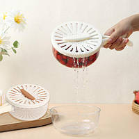 Друшляк-ковш MF-67 з розкладними ручками – для миття фруктів, ягід, овочів