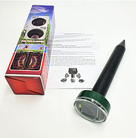 Акумуляторний відлякувач на сонячній панелі EL-1087 – для кротів, мишей, комах, ультразвук