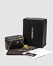 💎 Chanel Classic Black Lambskin Pearl Crush Vanity Bag 17 х 11 х 8 см, фото 4