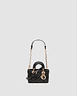 💎 Dior Lady D-Joy Micro Bag Black 16.5 х 10 х 4 см, фото 2