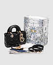 💎 Dior Lady D-Joy Micro Bag Black 16.5 х 10 х 4 см, фото 4