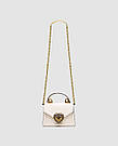 💎 Dolce&Gabbana Small Smooth Calfskin Devotion Bag White 19 х 13 х 5 cм, фото 2