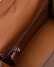 💎 Hermes Kelly 25 Brown/Silver 25 х 19 х 10 см, фото 3