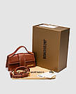 💎 Jacquemus Le Bambino Small Handbag With Adjustable Crossbody Brown 18 х 9 х 6 см, фото 4