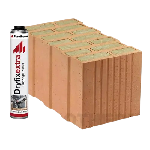 Керамічний блок Porotherm 44 T Dryfix
