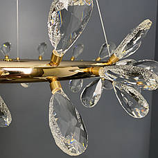 Бронзова люстра "Crystal" 70см 40W (85-6601-42), фото 3