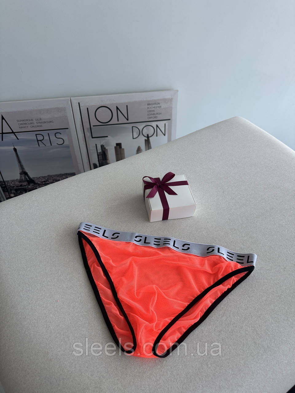 Чоловічі трусики з еластичної сіточки без бавовняної підкладки, фото 1