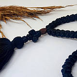 Сутажні чотки ручної роботи (50 вузлів), фото 3