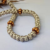 Молитовні чотки з вузлів (сутаж, 50), фото 2